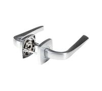 Bricard 8879050 - Coppia di maniglie cromate satinate su rosette zamack eVidence