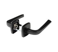 Bricard 8879080 - Coppia di maniglie in legno nero opaco su rosette zamack eVidence