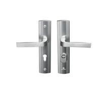 Bricard - Set di maniglie schermate su piastra con cavalletto, 9910171