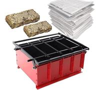 Bricchetti di carta per giornali, per riscaldamento ecologico e caminetto