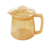 Bricco per latte in silicone, 500 ml, adatto per alimenti, resistente al calore, con coperchio e manico, scala graduata per caffè, tè, latte, per riscaldare e schiumare, lavabile in lavastoviglie