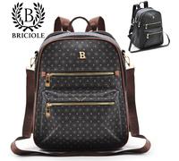 BRICIOLE originale zaino borsa NERO donna zainetto casual particolare fantasia