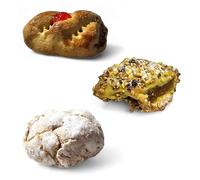 BRICIOLIAMO...[ 10 Kg. ] Dolci tipici Siciliani Specialità Autunnali - Paste di Mandorla Classiche - Tronchetti Ripeni all'Arancia - Tronchetti Ripeni ai Fichi Secchi - Prodotti in Sicilia. (10 kg)