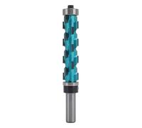 Briciolo router blim bit 12 mm a doppio cuscinetto a spirale 75 mm lunghezza di taglio in legno di taglio degli utensili accessori