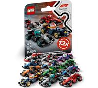 Lego F1 serie di auto da corsa con 12 Formula 1 auto: set completo delle minifigure Lego serie 71049