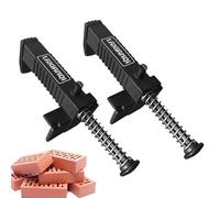 Brick Liner Runner - Brick Liner Puller Misura di livellamento | Vassoio in filo da corridore con campo di serraggio di 9-12 cm con design a molla Strumenti per muratura Fixer per strutture edili