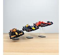 Brick Nest - Supporti per espositore in acrilico compatibili con Lego F1 Speed Champions Formula 1 (confezione da 3)