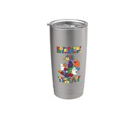 Brick or Treat Brick Master Builder - Divertente Halloween per bambini Bicchiere termico in acciaio inox doppia parete