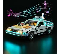 Brick Shine GC Light Kit per Back to The Future Time Machine 10300 (Set non incluso) (versione musicale)