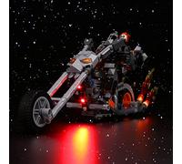 Brick Shine GC Light Kit per Lego Ghost Rider Mech & Bike 76245 (Lego Set non incluso) (Classico)