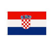 Brick Takeover Bandiera paesi, 150 x 90 cm, con occhielli in metallo (Croazia)