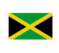 Brick Takeover Bandiera paesi, 150 x 90 cm, con occhielli in metallo (Giamaica)