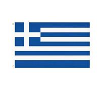 Brick Takeover Bandiera paesi, 150 x 90 cm, con occhielli in metallo (Grecia)