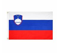 Brick Takeover Bandiera paesi, 150 x 90 cm, con occhielli in metallo (Slovenia)