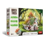 Brick Trick Trefl Casetta nel bosco/Forest house - Costruisci con i Mattoncini, Mattoncini ECO in Vero Mattone, 220 Mattoncini, Riutilizzabili, per gli Appassionati di Costruzioni