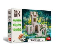 Brick Trick Trefl Castello/Castle - Costruisci con i Mattoncini, Mattoncini ECO in Vero Mattone, 210 Mattoncini, Riutilizzabili, Kit Creativo per Bambini dai 6 Anni