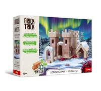 Brick Trick Trefl Castello di Ghiaccio/Ice Castle - Costruisci con i Mattoncini, Mattoncini ECO in Vero Mattone, 300 Mattoncini, Riutilizzabili, Kit Creativo per Bambini dai 6 Anni