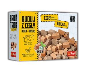 Brick Trick Trefl Costruisci con i Mattoni - Set Supplementare, 100% Mattoni Naturali, Mattoni da Castello, Mosaico, 70 Pezzi, Blocchi EKO, Riutilizzabili, Per gli Appassionati di Costruzioni