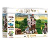 Brick Trick Trefl Harry Potter - The Burrow - Costruisci con i mattoncini, La Tana - Casa Weasley, mattoncini EKO, 340 mattoncini, riutilizzabili, set creativo per bambini dagli 8 anni in su