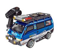 Brickaro Mini 1:24 RC modello di camion ad alta velocità per adulti, 2.4G 2WD Full-proporzionale sincrono Drifting Racing Cars veloce 6KM/H, unico guscio dipinto e rivestimento del tetto, blu