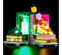 BrickBling Kit di illuminazione a LED compatibile con reggilibri Lego Wicked Glinda ed Elphaba, luce creativa compatibile solo con Lego 75691, non fornito con modello (75691 Light)
