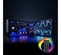 BrickBling Kit di illuminazione decorativa con telecomando Lego Batcave Shadow Box (non modello), kit luce per 76252 Batcave Shadow Giocattoli creativi per adulti