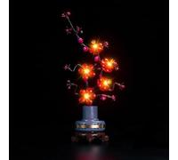 BrickBling Kit luce compatibile con Lego 10369 icone fiore di prugna (non modello), set di illuminazione a LED compatibile con Lego Plum Blossom Flower Décor giocattolo creativo