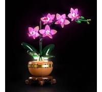 BrickBling Kit luce LED compatibile con Lego 10343 Mini Orchid Botanical Collection Set
