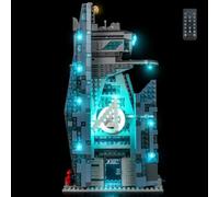 BrickBling Luce compatibile con Lego Avengers: Doomsday New Avengers Tower | New Avengers Tower 76352 - Kit di illuminazione a LED, versione telecomandata, senza mattoncini