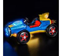 BrickBling Luce compatibile con Lego Mario Kart - Luigi & Mach 72050, solo luci, non con modello (versione classica)