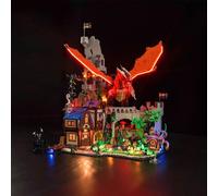 BrickBling Luce LED per Lego Dungeons & Dragons: Red Dragon's Tale, compatibile con Lego 21348 (mattoncini non inclusi)