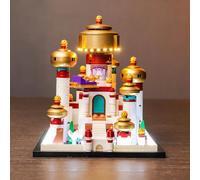 BrickBling Luce LED per Lego Mini Disney Palace of Agrabah, kit di illuminazione creativo compatibile con Lego 40613 (solo luci, nessun modello)