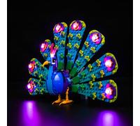 BrickBling Set di luci a LED compatibile con Lego 31157 Exotic Peacock, set di illuminazione decorativa