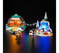 BrickBling Set di Luci a LED Compatibile con Lego 41760 Igloo Holiday Adventure, Set di Illuminazione Decorativa per Friends Igloo Holiday Adventure Giocattolo Creativo, Età 6-12 Anni