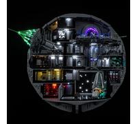 BrickBling set di luci a LED compatibile con Lego 75419 Death Star (senza modello), kit di luci decorative compatibile con Lego Death Star Giocattolo creativo