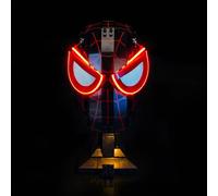 BrickBling Set di luci a LED compatibile con Lego 76329 Miles Morales' Mask (nessun modello), set di illuminazione decorativa compatibile con Lego Miles Morales' Mask giocattolo creativo