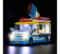 BrickBling Set di luci a LED per carrello del ghiaccio LEGO 60253 City Great Vehicles, 10.5 cm x 15.5 cm x 3 cm, 12 anni - Adulti