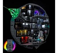 BrickBling Set di luci con telecomando compatibile con Lego Death Star 75419 (nessun modello), set di illuminazione a LED compatibile con Lego Death Star giocattolo creativo