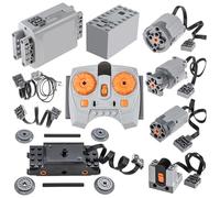 BrickBounty 16pcs Power Functions Motor Set - Compatibile con Lego, Parts Technical for STEM Assemblled Building Block, Control Function for MOC Bricks