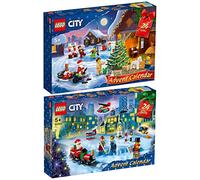 BRICKCOMPLETE Lego 60352 City Calendario dell'Avvento 2022 e 60303 City Calendario dell'Avvento 2021