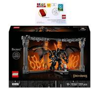 BRICKCOMPLETE Lego Set: 10367 Il Signore degli Anelli: Fermalibri Balrog e lettera d'auguri con timbro speciale / 90 anni Lego Edition