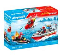 BRICKCOMPLETE Plymobil 71977 - Inserto per vigili del fuoco con motore subacqueo