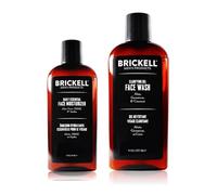Brickell Daily Essential Face Care Routine I, Gel Detergente Viso e Viso Idratante Lozione, Naturale e Biologico, Senza Profumo