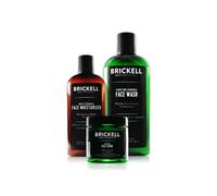 Brickell Men's Daily Face Care Routine II Detergente viso al carbone attivo