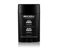 Brickell Men's Products Deodorante naturale per uomo, naturale e organico, senza alluminio, alcol e bicarbonato di sodio, 78mL (Unscented)