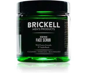 Brickell Men'S Scrub Viso Rinnovatore per Uomo, Naturale E Biologico, Scrub Viso