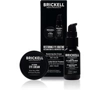 Brickell's Men Restoring Eye Routine per Uomo, Crema e Siero per Gli Occhi | Bio