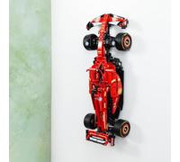 Brickify Staffa di montaggio a parete compatibile con Lego F1 Technic Ferrari SF-24 42207 - Prodotto nel Regno Unito - Auto non inclusa - Viti e tasselli inclusi