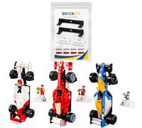 Brickify Supporto da parete compatibile con auto LEGO Icons F1 - Compatibile con McLaren MP4/4 e Williams FW14B - Ayrton Senna e Nigel Mansell - Modelli non inclusi (2)