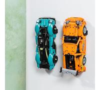 Brickify Supporto da parete compatibile con auto Lego Technic | Gancio di montaggio a parete per Lego 42161 42151 42138 42153 42123 (2)
